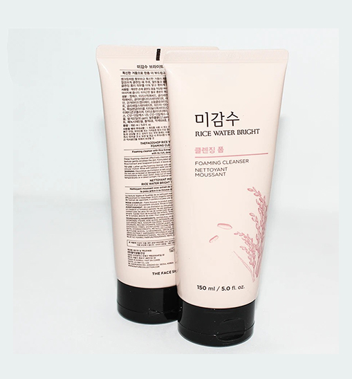 THE FACE SHOP RICE WATER BRIGHT FOAMING CLEANSER - 150ML 